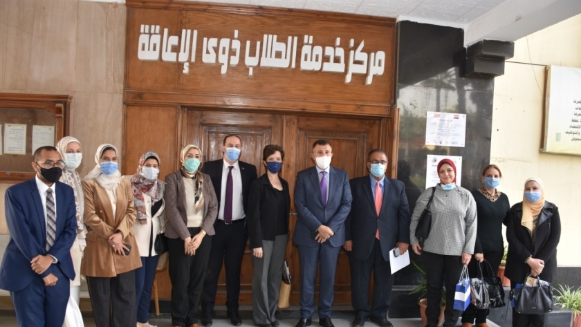 افتتاح مركز ذوي الإعاقة بجامعة عين شمس