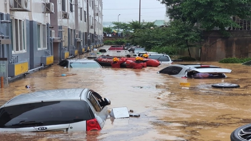 فيضانات كوريا الجنوبية