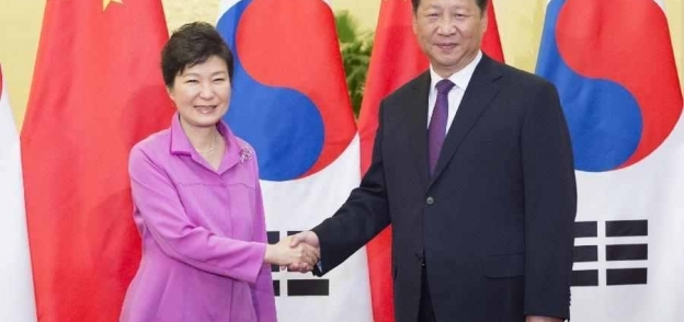 الرئيس الصيني ونظيرته الكورية الجنوبية