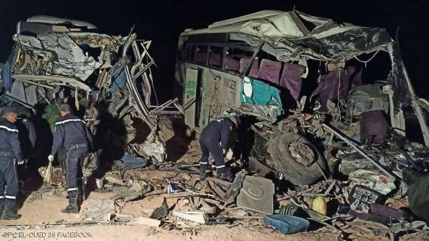 حادث تصادم سابق في الجزائر- صورة أرشيفية