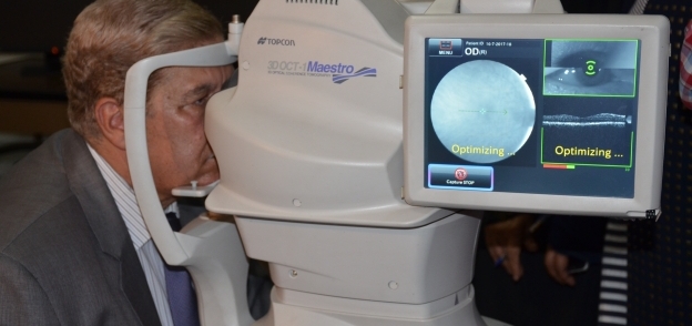 محافظ الإسماعيلية يشهد انطلاق حملة الكشف المبكر عن مرض إرتشاح العين لمرضى السكر