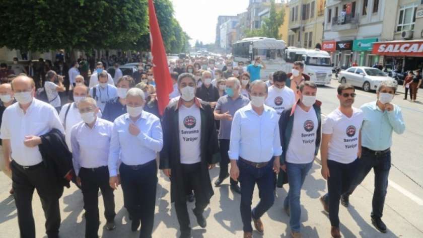 مسيرة نقابات المحامين بتركيا