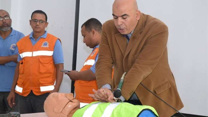 الدكتور حسن درويش مدير إسعاف الإسماعيلية