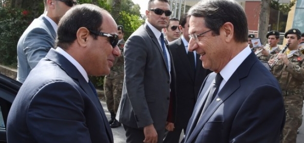 الرئيس السيسي والرئيس القبرصي