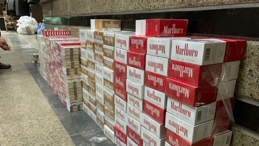 إحباط تهريب كمية من السجائر الأجنبية غير خالصة الضرائب بجمارك بورسعيد