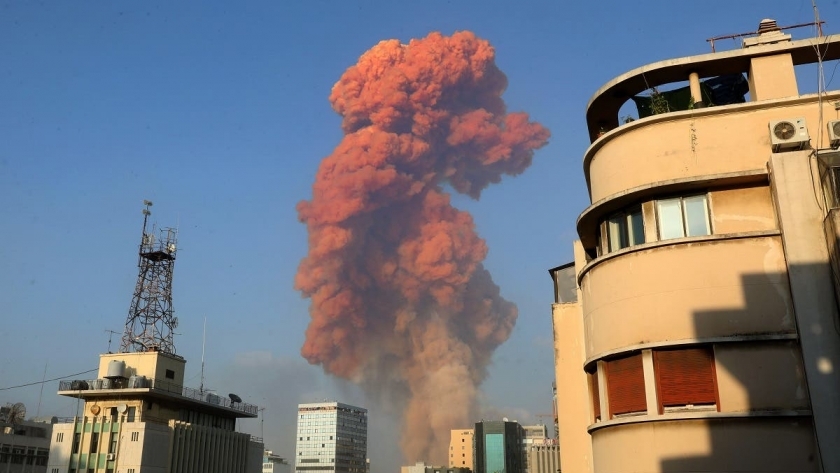 صورة من انفجار مرفأ بيروت