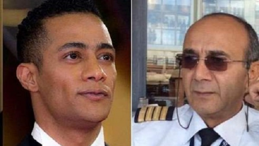 الطيار أشرف أبو اليسر ومحمد رمضان