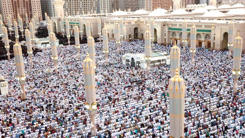صلاة عيد الأضحى بالمسجد النبوي