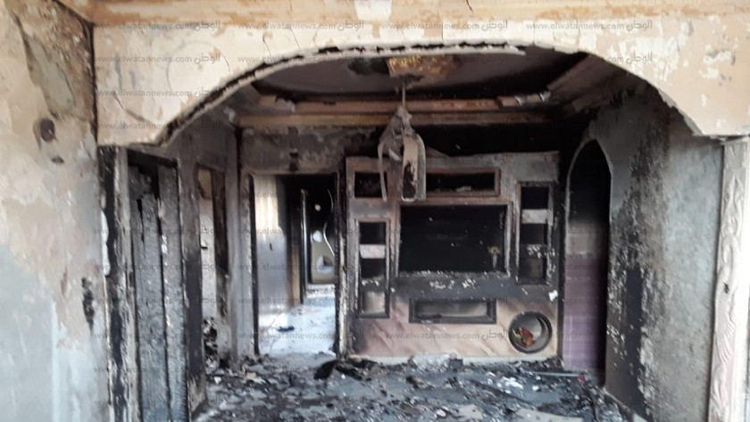 حرق منزل المتهمة في"قتيل تلبانة"