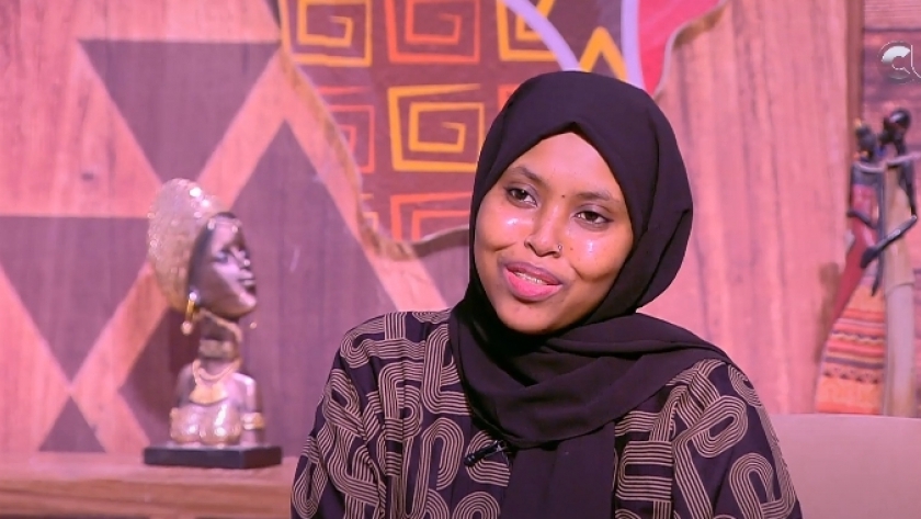 طالبة من جيبوتي تدرس في مصر