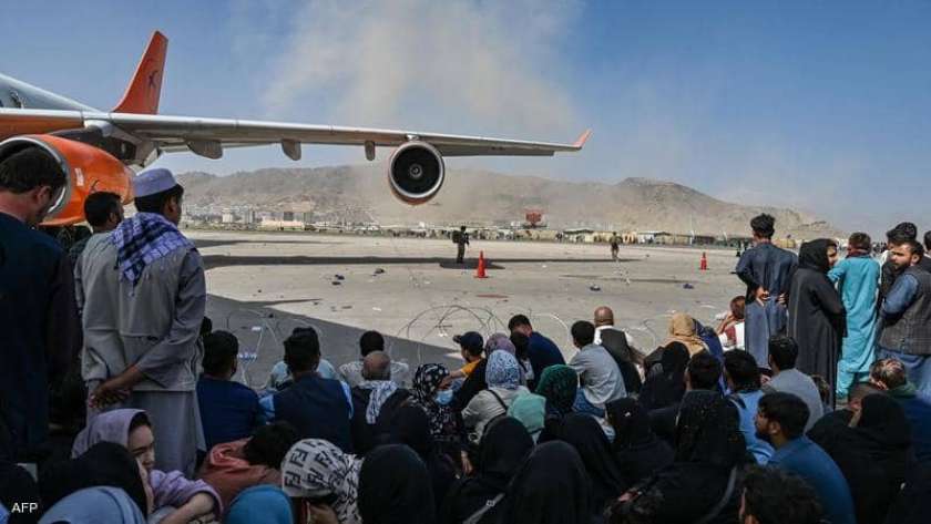 عمليات الإجلاء في مطار كابول الدولي