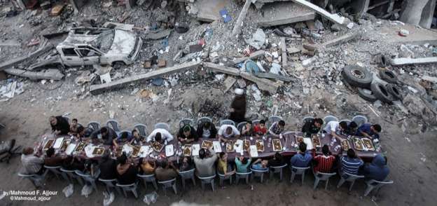 الإفطار الجماعي لأهل غزة