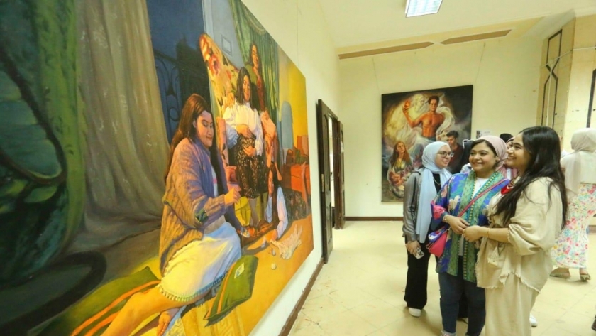 انطلاق فعاليات معرض مشروعات بكلية الفنون جامعة المنصورة