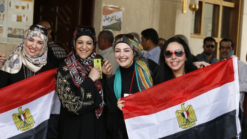 مشاركة المرأة المصرية في الانتخابات- ارشيفية