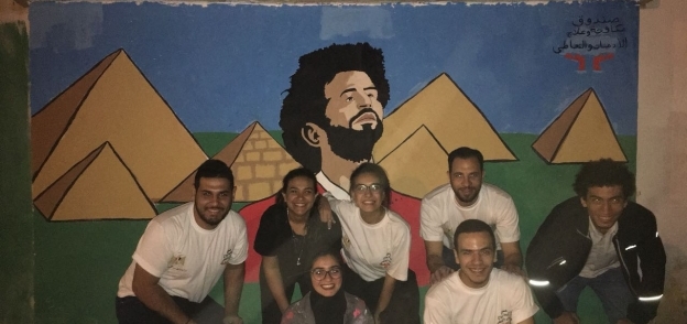 الشباب يرد على "محمد صلاح" برسم جرافيتى "أنت أقوى من المخدرات" على أسوار المدارس والميادين العامة