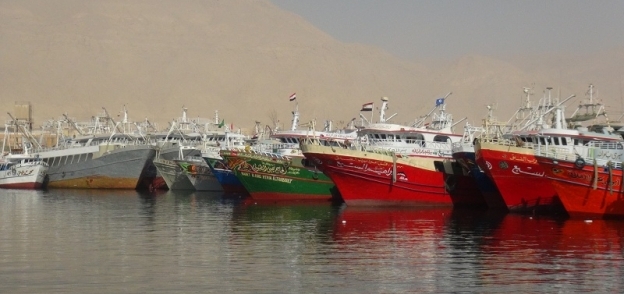 مراكب الصيد بميناء الاتكة قبل الاقلاع