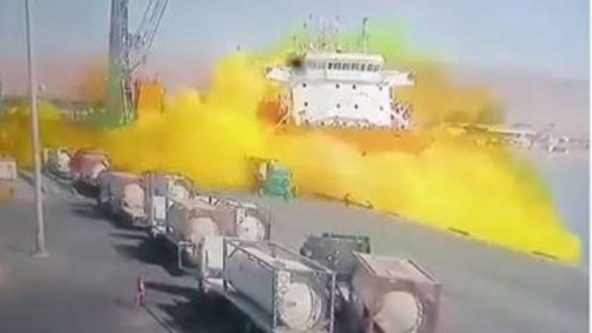 انفجار صهريج غاز سام في الأردن