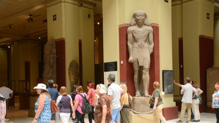 إقبال على المتحف المصري- صورة تعبيرية