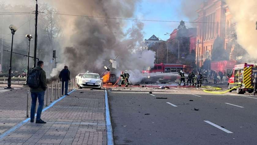 انفجارات العاصمة الأوكرانية كييف