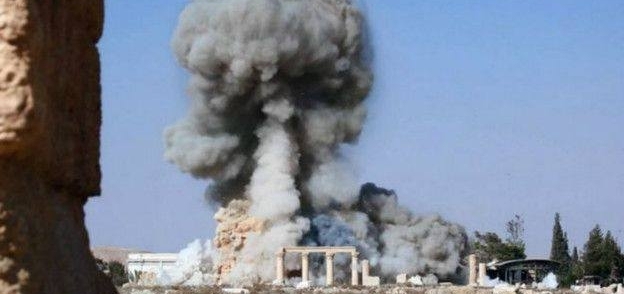 بالصور| معبد بل الأثري في سوريا يصمد أمام تفجير "داعش"