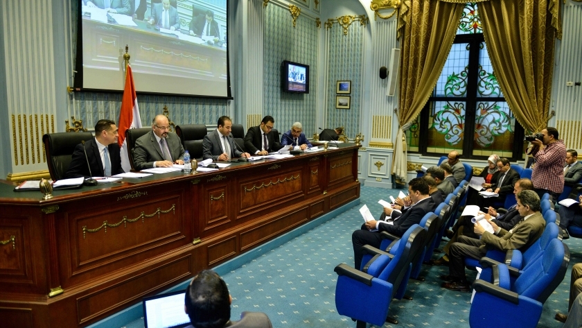 لجنة الاتصالات فى مجلس النواب خلال اجتماع سابق