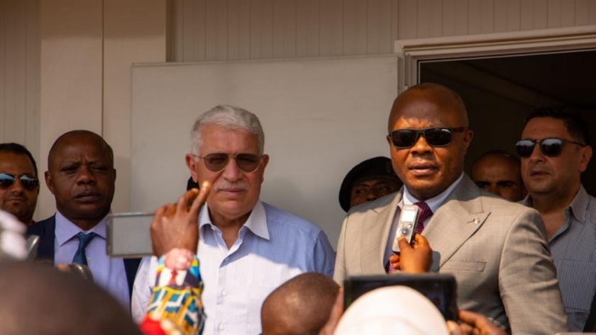 رئيس المقاولون العرب يزور مشروعات الكونغو الديموقراطية