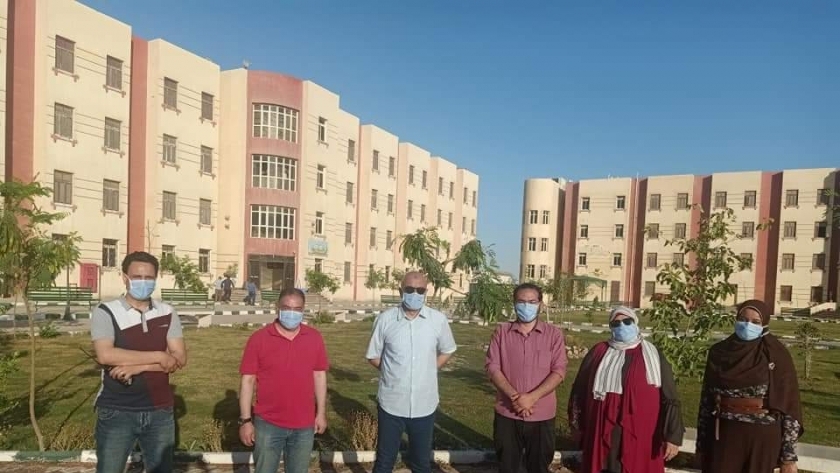 مستشفى عزل المدينة الجامعية في بني سويف