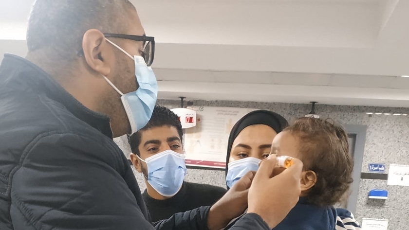التطعيم ضد شلل الأطفال ببورسعيد