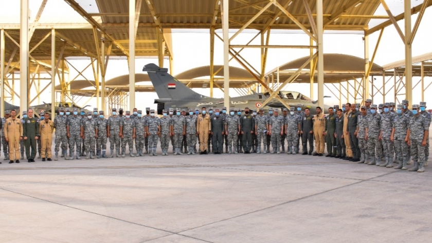 وصول القوات الجوية المصرية المشتركة فى التدريب الإماراتى (زايد-3)