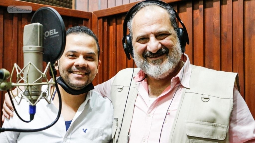خالد الصاوي والمخرج مازن الغرباوي