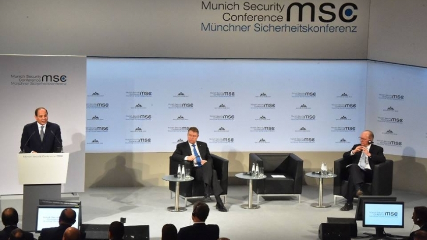 مشاركة الرئيس عبدالفتاح السيسي قي مؤتمر ميونخ للسياسات الأمنية