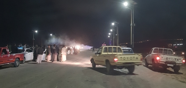 حادث انقلاب سيارة بمدينة السلوم