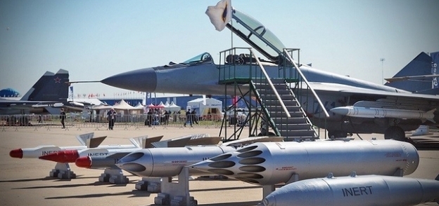 طائرة مقاتلة من طراز "ميغ-29" أثناء معرض "ماكس-2015" الدولي للطيران، والفضاء، روسيا