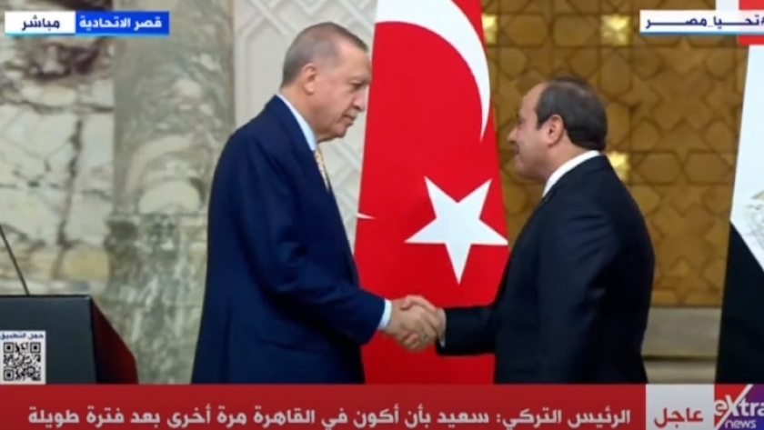 الرئيسان السيسي وأردوغان