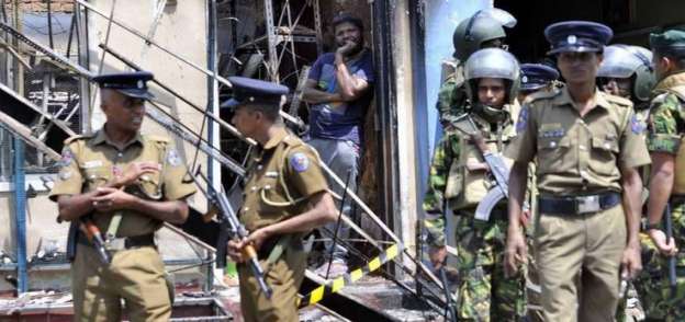 عناصر من الشرطة في سريلانكا