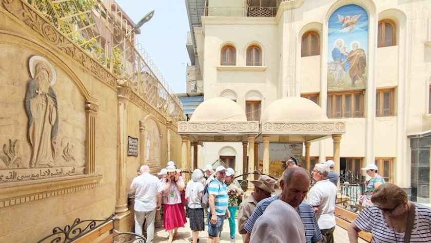 كنيسة الشهيد أبانوب والعذراء بسمنود بمحافظة الغربية
