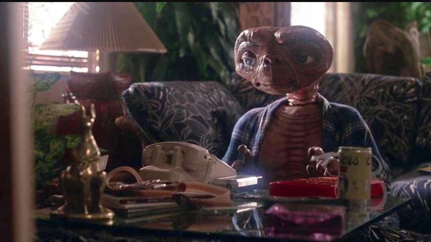 مشهد من فيلم «E.T. the Extra-Terrestrial»