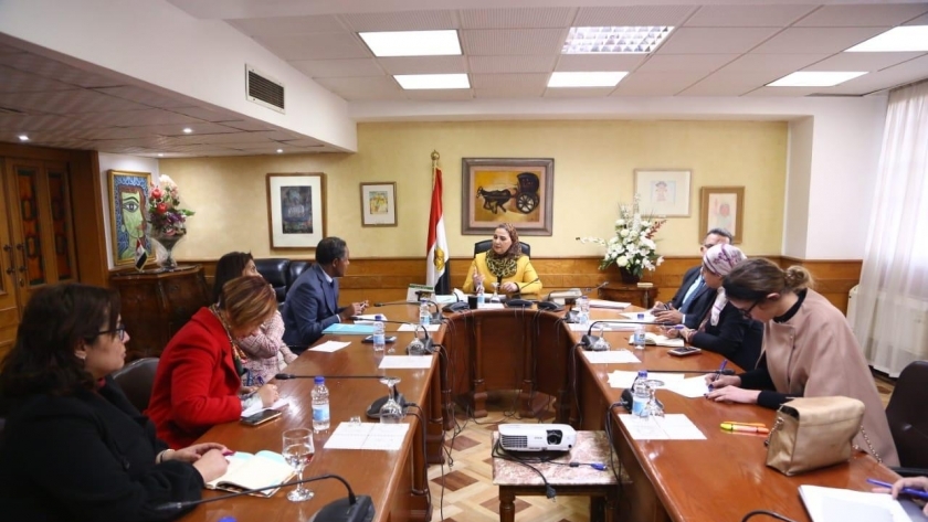 القباج تلتقى المدير الإقليمي لبرنامج الاغذية العالمي في مصر