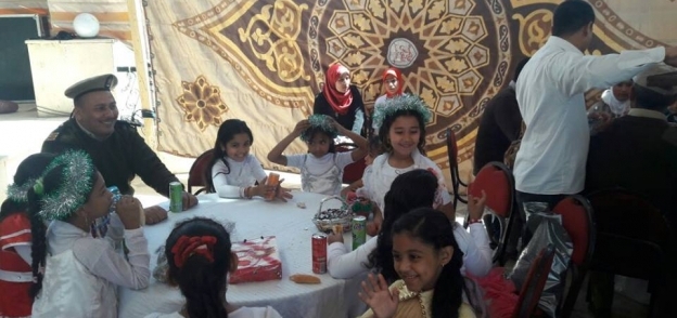 بالصور| بمشاركة 150 طفلا.. "أمن قنا" يحتفل بيوم اليتيم