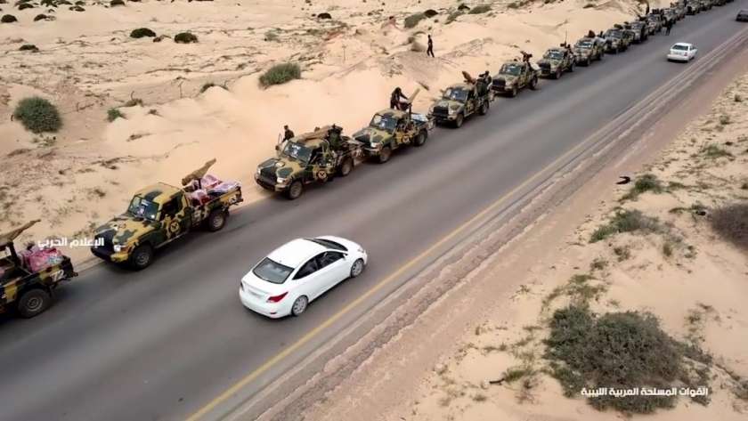 تحركات الجيش الليبى نحو العاصمة طرابلس