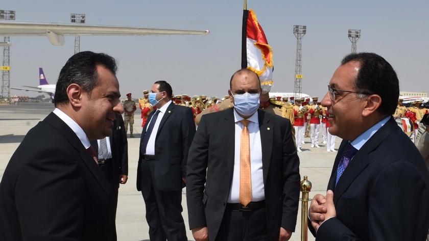 "مدبولي" مع رئيس الوزراء اليمني اليوم