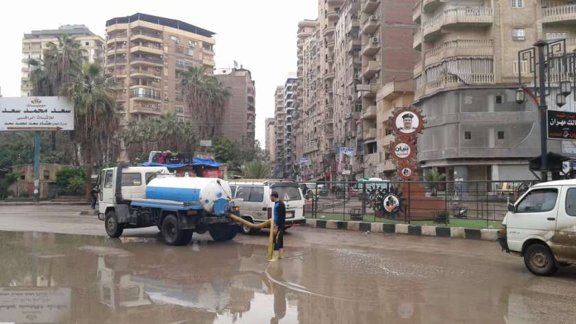 أمطار غزيرة اجتاحت محافظات مصر المختلفة