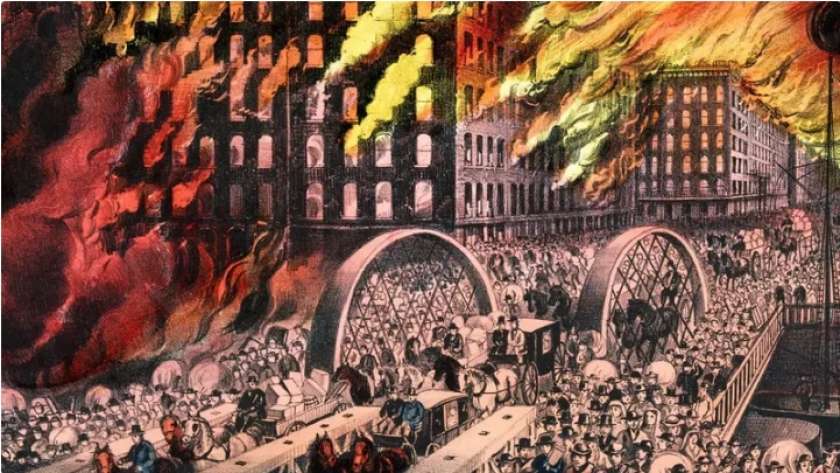 حريق نهاية العالم - أرشيفية