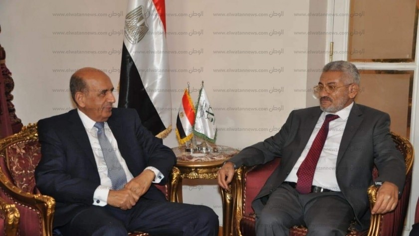 جانب مم لقاء رئيس مجلس الدولة ورئيس المحكمة العليا اليمني
