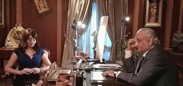 نور وأحمد حلاوة في مشهد من"السر"