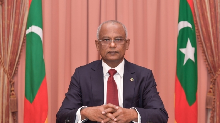 رئيس جمهورية المالديف إبراهيم محمد صلح