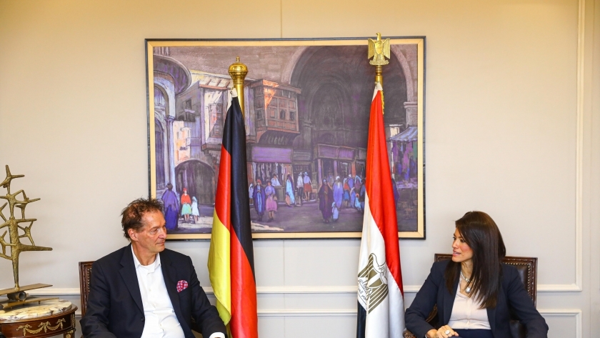 وزير التعاون الدولي وسفير ألمانيا لدي مصر