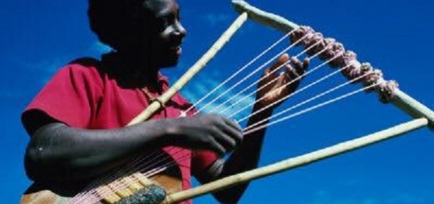 إحدى الآلات الموسيقية الأفريقية