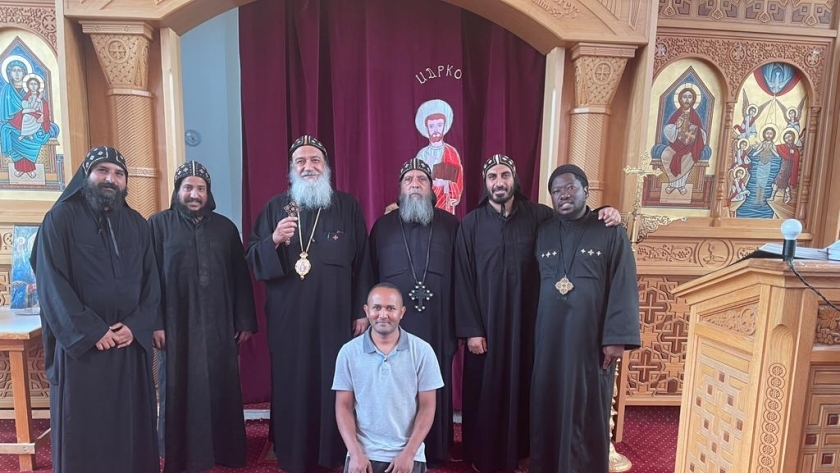 جانب من الزيارة الرعوية لدير الكنيسة المصرية بجنوب أفريقيا