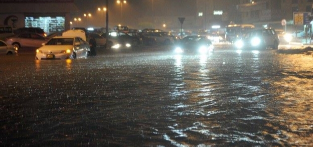 السيول في الكويت